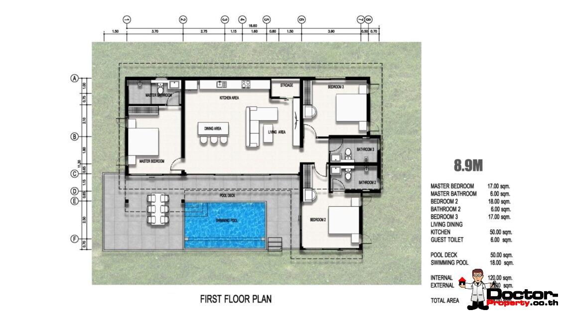 New 3-4 Bedroom Pool Villa in Lamai, Koh Samui – For Sale